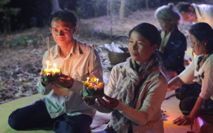 กลับมาอีกครั้งกลับการสืบสานประเพณีลอยกระทง ณ ริมห้วยวะบ้านขี้นาค